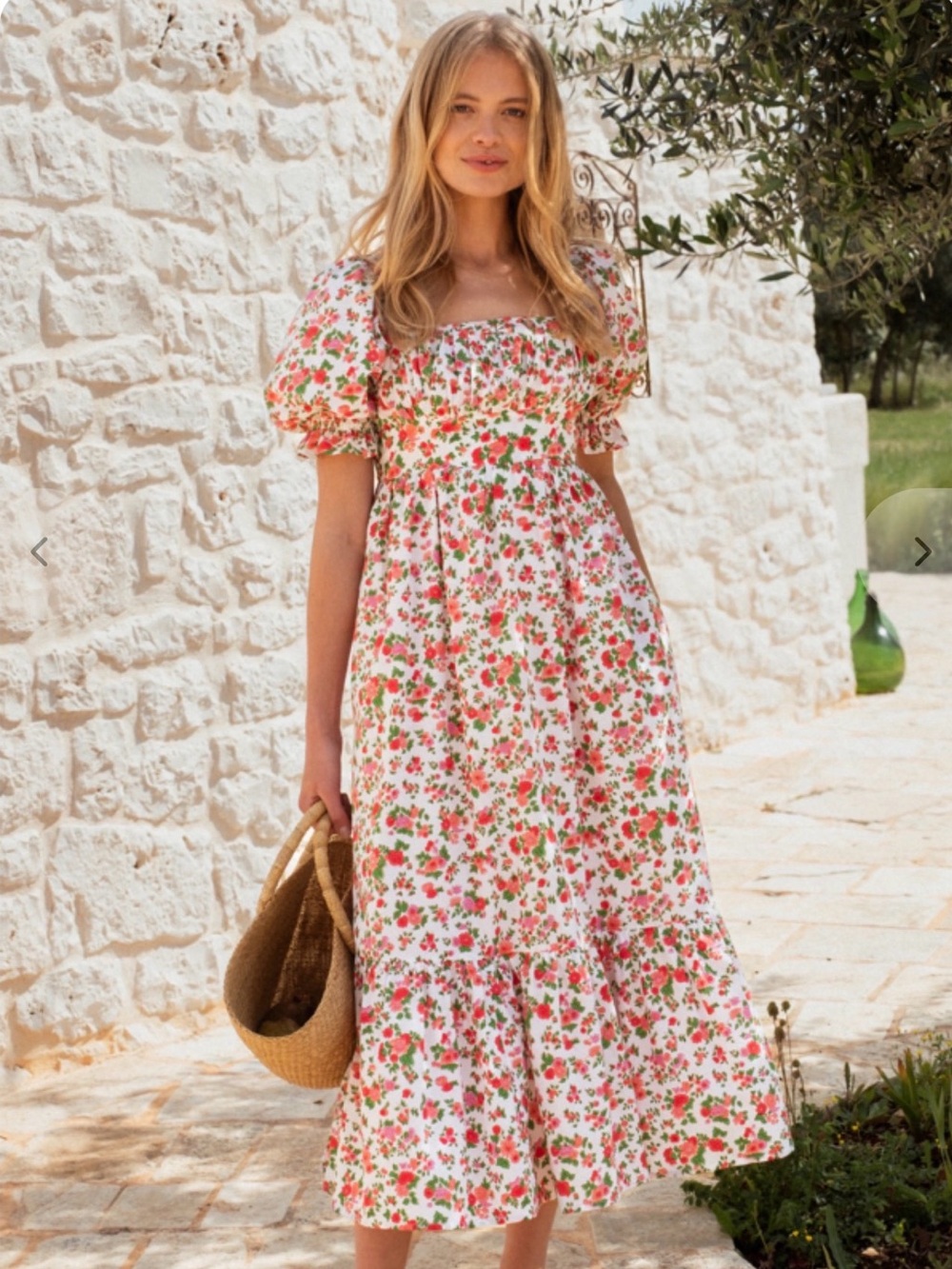 Pink City Prints🌺🍃 for Anthropologie, Dress, Pink Floral, Size L, NWT, Sold Out